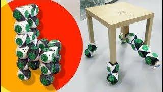 استعراض CNET Watch these modular robots transform into a chair