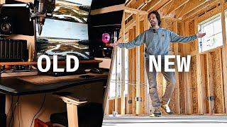 Building My DREAM Home Office Ep. 1 // It's Just Sticks Right Now