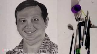 how to draw face sketch // Renish surani