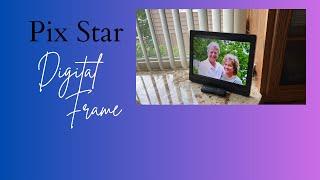 Pix-Star 15" WiFi Digital Frame | Instant Photo/Video Sharing | Motion Sensor | Easy Setup