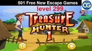 [Walkthrough] 501 Free New Escape Games level 299 - Treasure hunter 1 - Complete Game