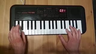 PRO8L3M - Molly piano tutorial on Yamaha PSS a50