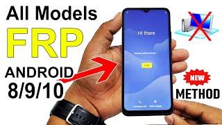 ANDROID 8/9/10 GOOGLE FRP BYPASS 2022 | All Model Phones (Without PC)