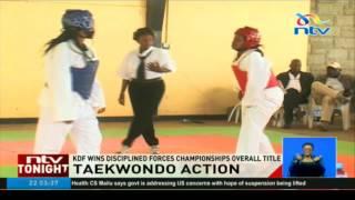 KDF wins disciplined forces Taekwondo championships overall title