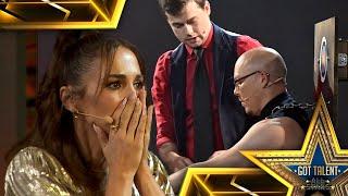 ESCAPISMO y una BALLESTA apuntando a su CABEZA | Audiciones 03 | Got Talent: All-Stars 2023