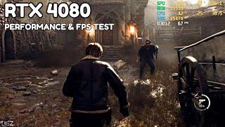 Resident Evil 4 Remake | RTX 4080 FPS & Ray Tracing Performance Test | 4K Ultra Setting