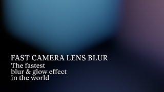 Fast Camera Lens Blur for After Effects and Premiere Pro