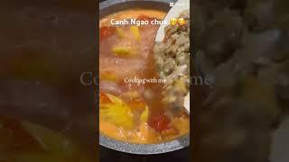 Canh ngao chua  #homecook #cooking #vietnam