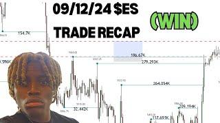 09/12/24 $ES Trade Recap (WIN)