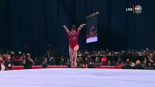 Suni Lee Floor 2021 Olympic Trials Day 2