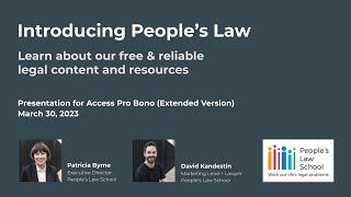 How People's Can Help: Access Pro Bono, Extended Version