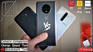 Realme X2 Pro vs OnePlus 7T vs Oppo Reno Ace - Ultimate Showdown!