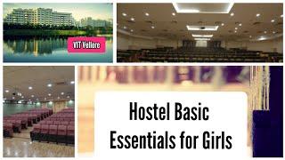 VIT Vellore | Basic Hostel essentials | Girls hostel VIT Vellore |Kasturi Patil