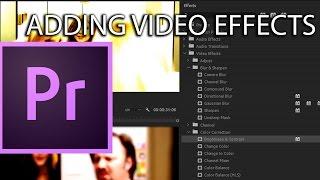 E25 - Adding and Manipulating Video Effects - Adobe Premiere Pro CC 2017