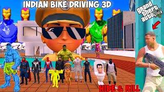 Franklin & Shinchan Play Hide and Kill in Indian Bike Driving 3D