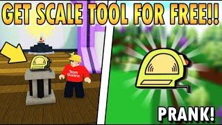 how to get SCALE TOOL for FREE!! | (Prank) Build a Boat for Treasure ROBLOX