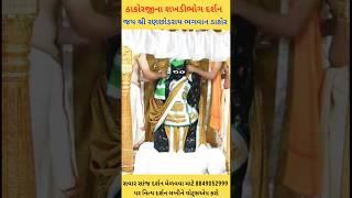*Jai Shri Ranchhodrai Bhagwan Dakor *Today's Shakhidibhog Darshan * #bhakti status official channel