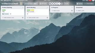 Using Trello for Scrum Project