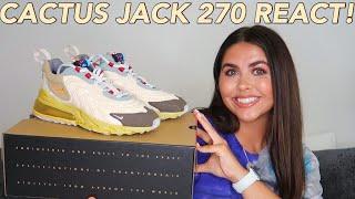 TRAVIS SCOTT Nike Air MAX 270 React Cactus Jack Review (On FEET)