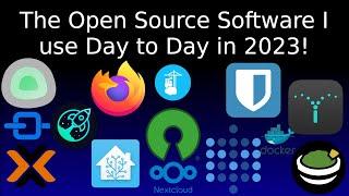 The Open Source software I'm using in 2023 - Part 1!