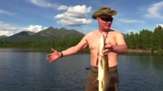 Gone fishing: Russia's Putin bares chest on Siberian lake trip