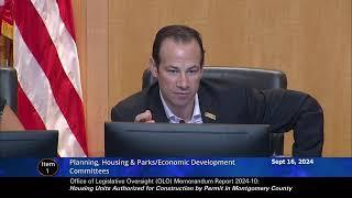 Sept. 16, 2024 - PHP/ECON Joint Committee Worksession