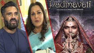 Sunil Shetty and Jaya Prada Reaction | Padman v/s Padmavat