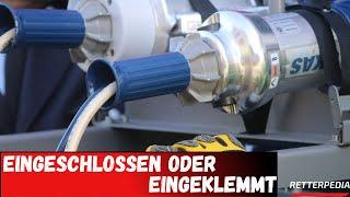 Eingeklemmte oder eingeschlossene Person? Was ist der Unterschied