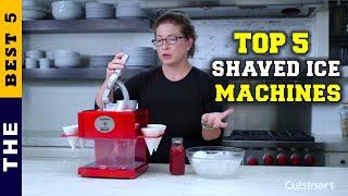  Top 5: Best Shaved Ice and Snow Cone Machine 2022 [Tested & Reviewed]