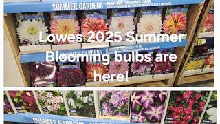 Lowes hits with their summer blooming bulbs and more for 2025! So many colors, so many varieties.