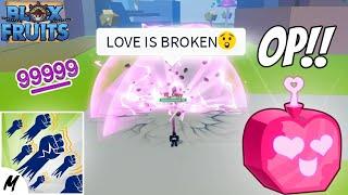 THIS INSANE LOVE ONE SHOT COMBO IS OP!! | Blox Fruit Love Combo |