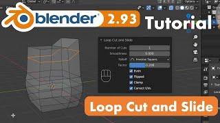 How to Use Loop Cut and Slide in Blender 2.93