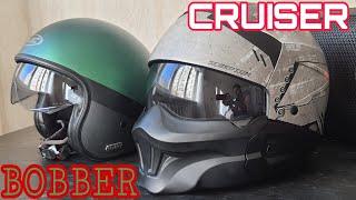 Шлем на круизер,боббер.Обзор HJC v30 и Scorpion Covert.helmet for a cruiser, bobber