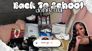 $2000+ BACK TO SCHOOL CLOTHING HAUL : marc jacobs, fashion nova, miharas, shein, & more | JAAHDIORR