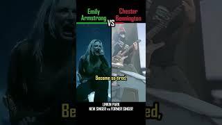 EMILY ARMSTRONG vs CHESTER BENNINGTON: Linkin Park - Numb - #shorts #versus #music