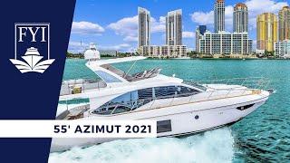 INSIDE A $1.645.000 Yacht | 55' AZIMUT 2021 - Florida Yachts International #FYI #luxurylifestyle