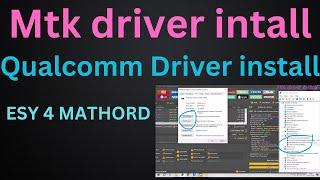 How to install mtk drivers on windows 10 ||mtk driver install windows 10 not working ||