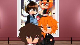 Museum Painting || gacha club || meme || BSD || AU || PM & ADA || Kitsune Dazai & Demon king Chuuya