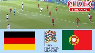 𝗟𝗜𝗩𝗘 German Vs Portugal | Semi Final | Matchday Livestream #uefanationsleague2025
