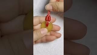 平安扣绑法 #和田玉 #珠寶 #寶石 #编绳