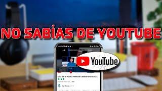 No Sabías Hacer Esto en YOUTUBE