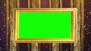 Magical Golden Green Screen Window Frame with Ultra High Quality  | FREE TO USE | iforEdits