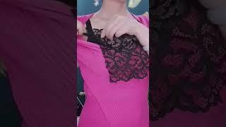 每次低头都怕走光，有了这个蕾丝抹胸也不担心了，赶紧备起来吧#防走光抹胸#女神必备