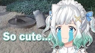 Mint starts crying because of a bird 【Maid Mint Fantome】