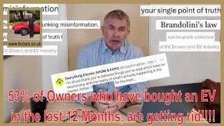 53% of Owners who bought an EV in the last 12 Months, are getting rid!!!! Some in just weeks!!!