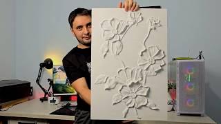 How to make a bas relief for the interior at home