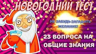 Новогодний тест / Общие знания / Проверь на сколько ты умный/  Botanya Tanya