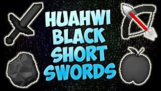 Minecraft PvP Texture Pack - Huahwi Black Short Swords Edit 64x Resource Pack 1.9 1.8 1.7 Cr1tzPvP