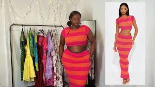 FASHION NOVA CURVE SUMMER HAUL | Summer Dresses, Sets, Skirts + More