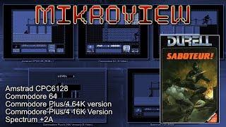 Mikroview #92: Saboteur! on Amstrad, C64, Commodore Plus/4 (16K and 64K Versions) and Spectrum